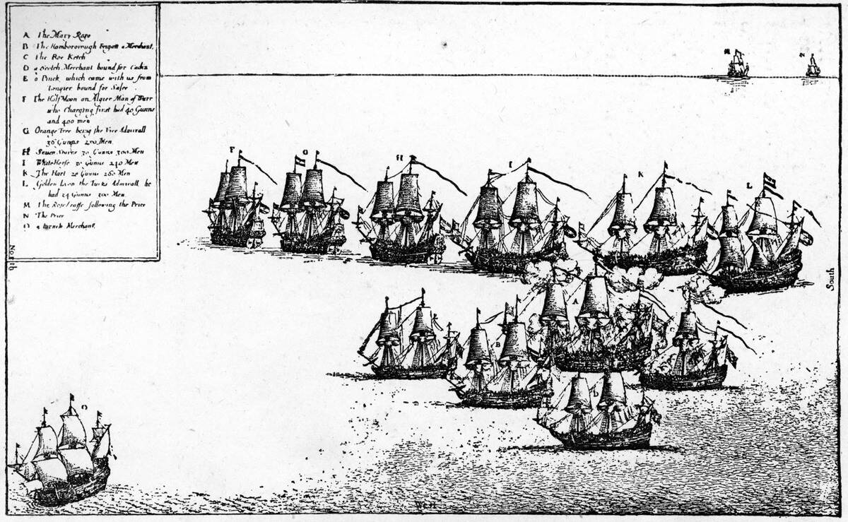 Battle of Cádiz, 18 - 19 December 1669
