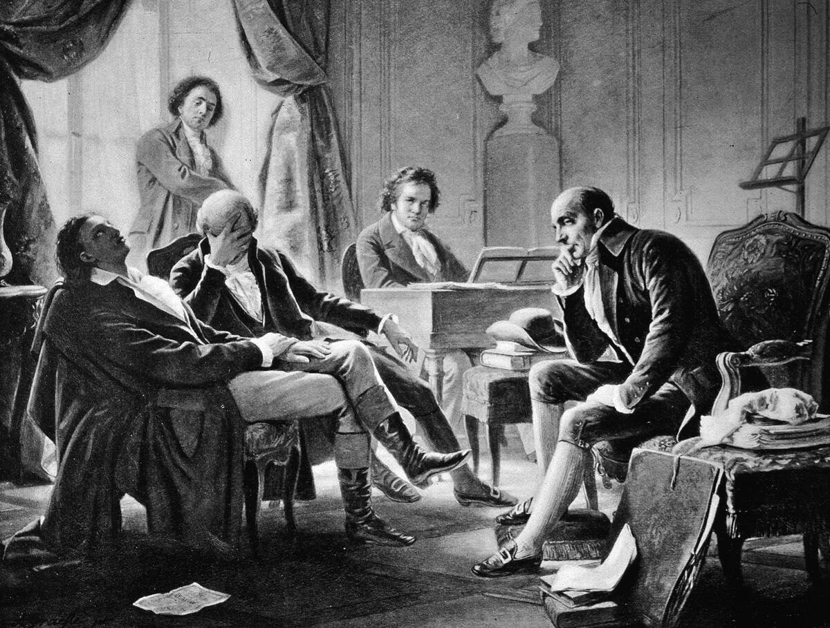 Beethoven Performs For Friends In Vienna
