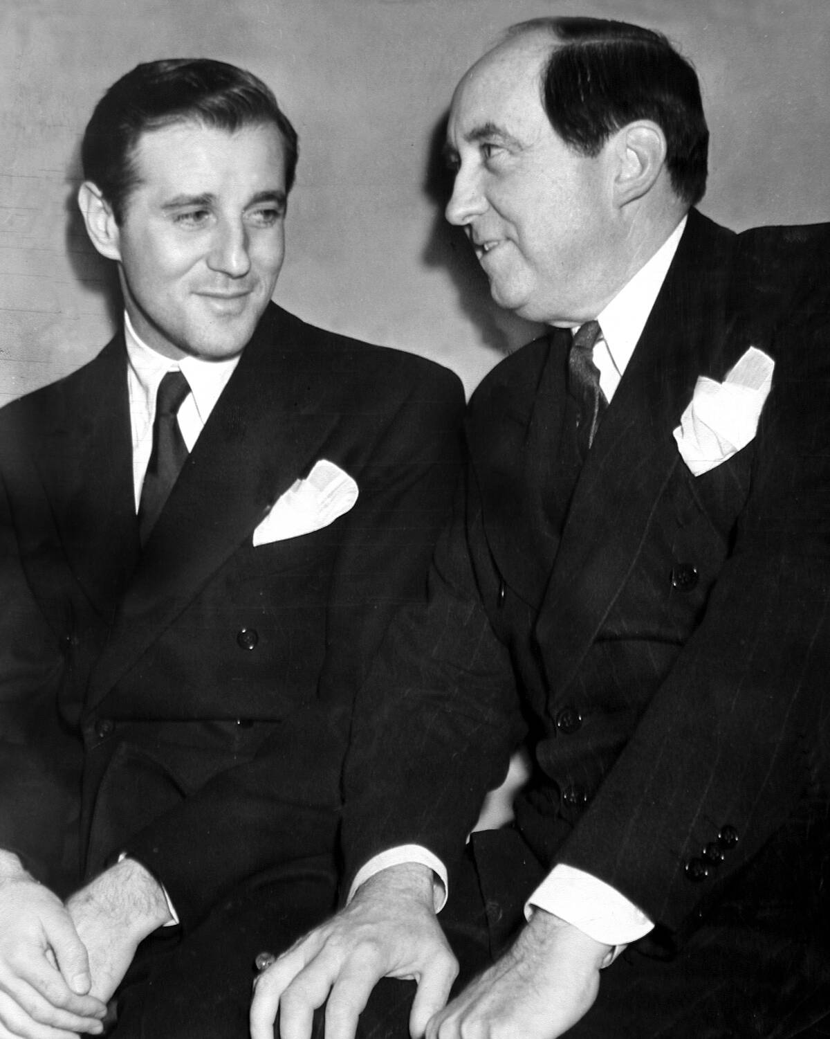 Benjamin (Bugsy) Siegel with his attorney Jerry Giesler.