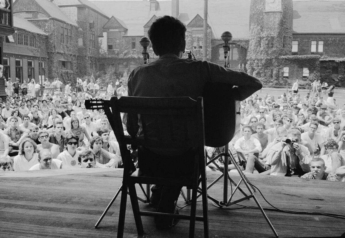 Bob Dylan At Newport Folk Festival