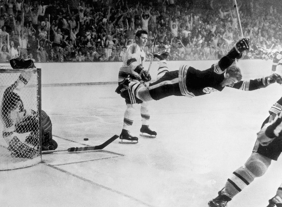 Boston Bruins Bobby Orr Stanley Cup goal