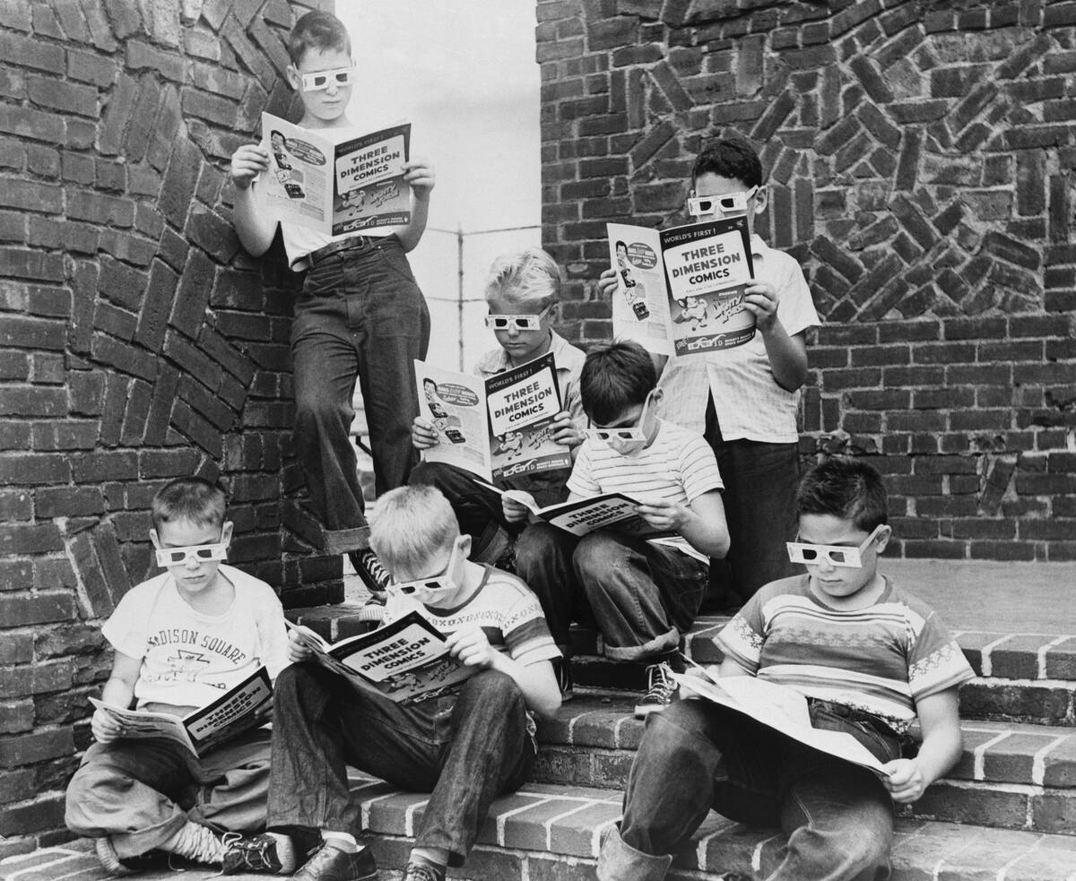 Boys Reading Comic Books