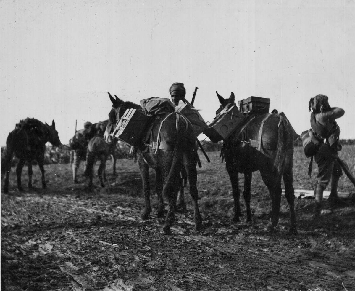 British Front, Belgium, 1914. 1st Battle of Ypres.