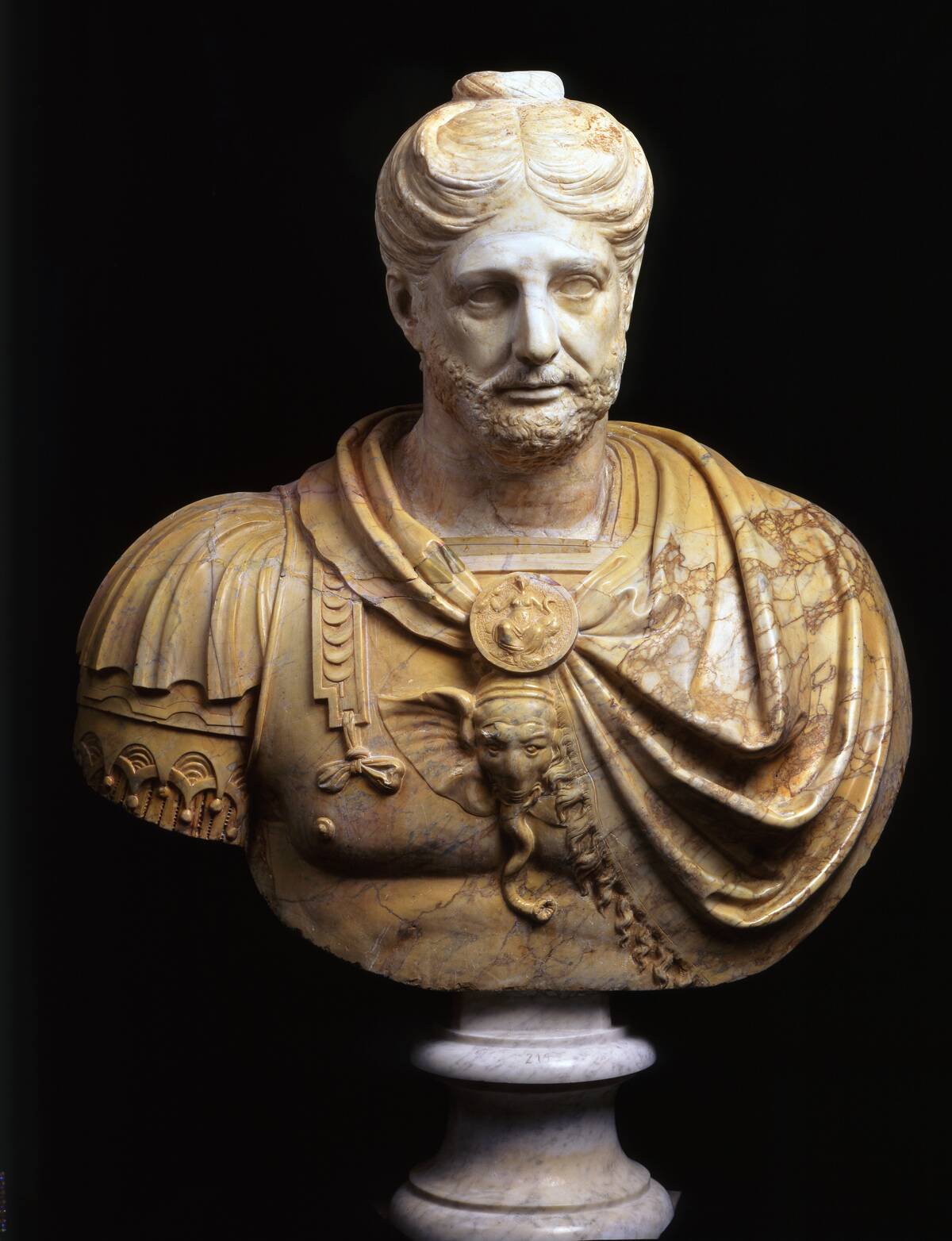 Bust Of Hannibal Barca.