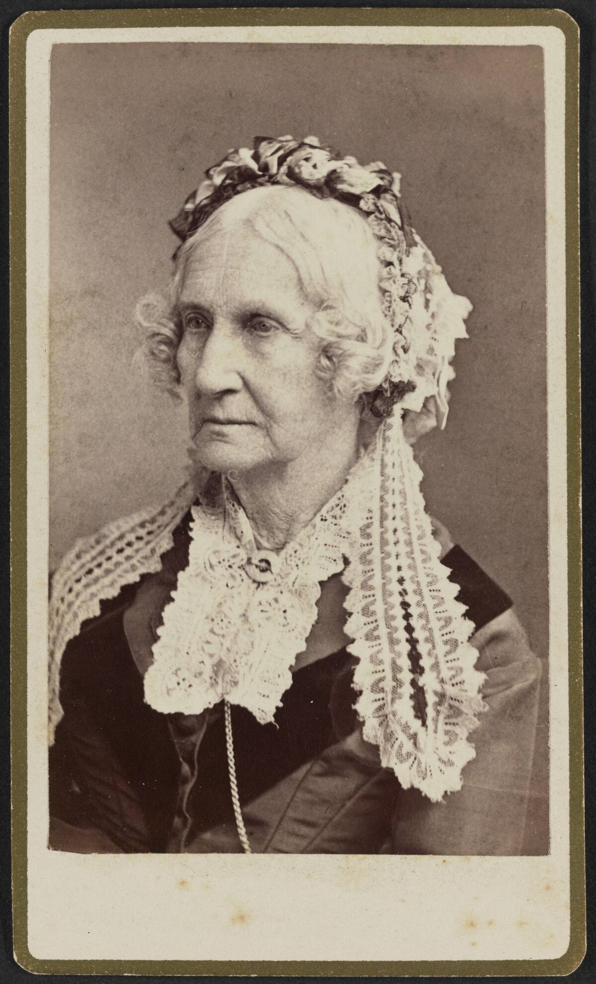 Carte-De-Visite Portrait Of Nancy M. Johnson