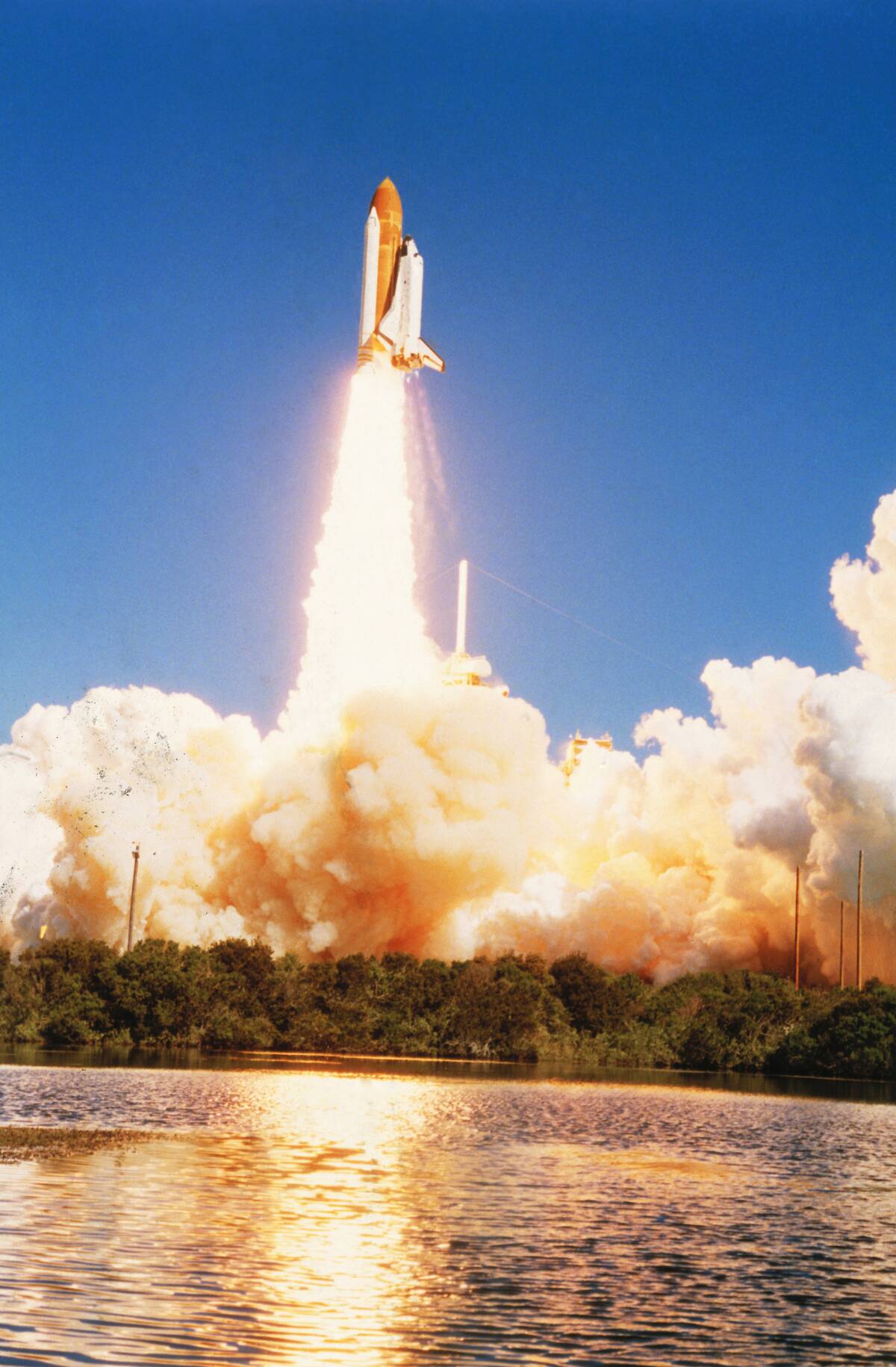 Challenger Space Shuttle Lifting Off