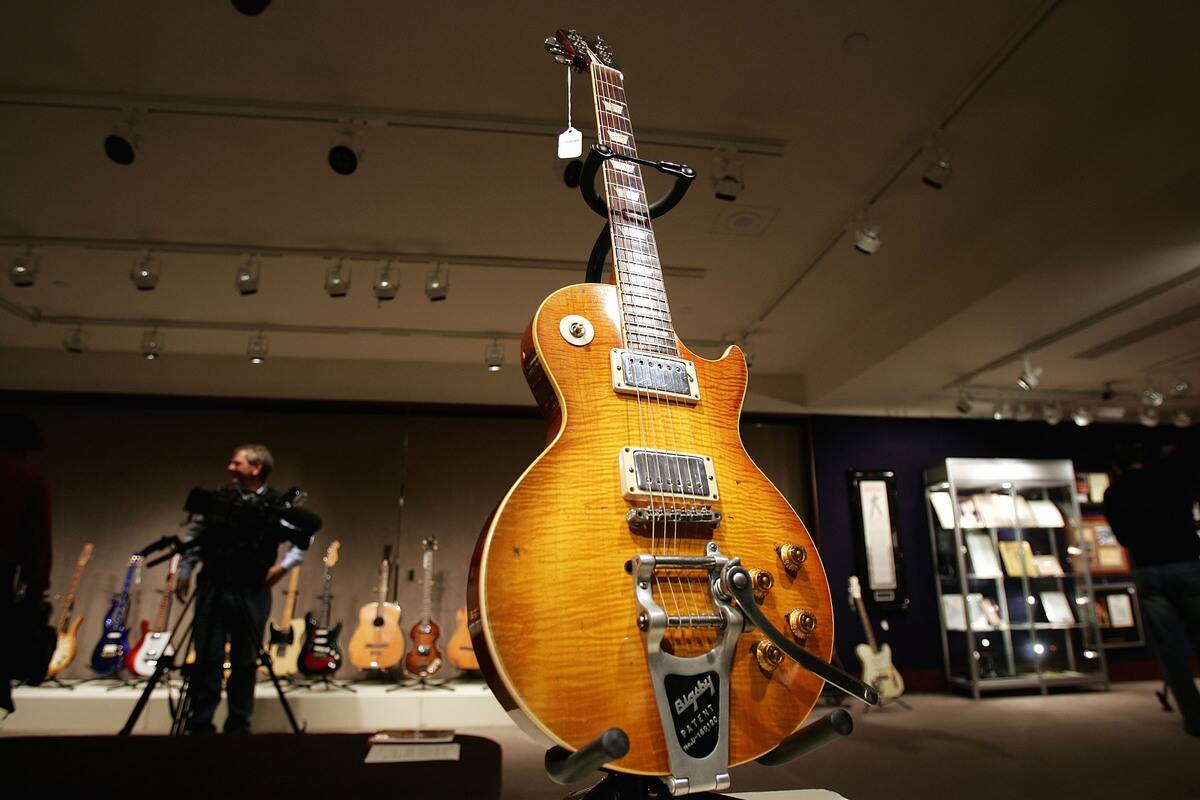 Christies Auctions Off Rock N Roll Memorabilia