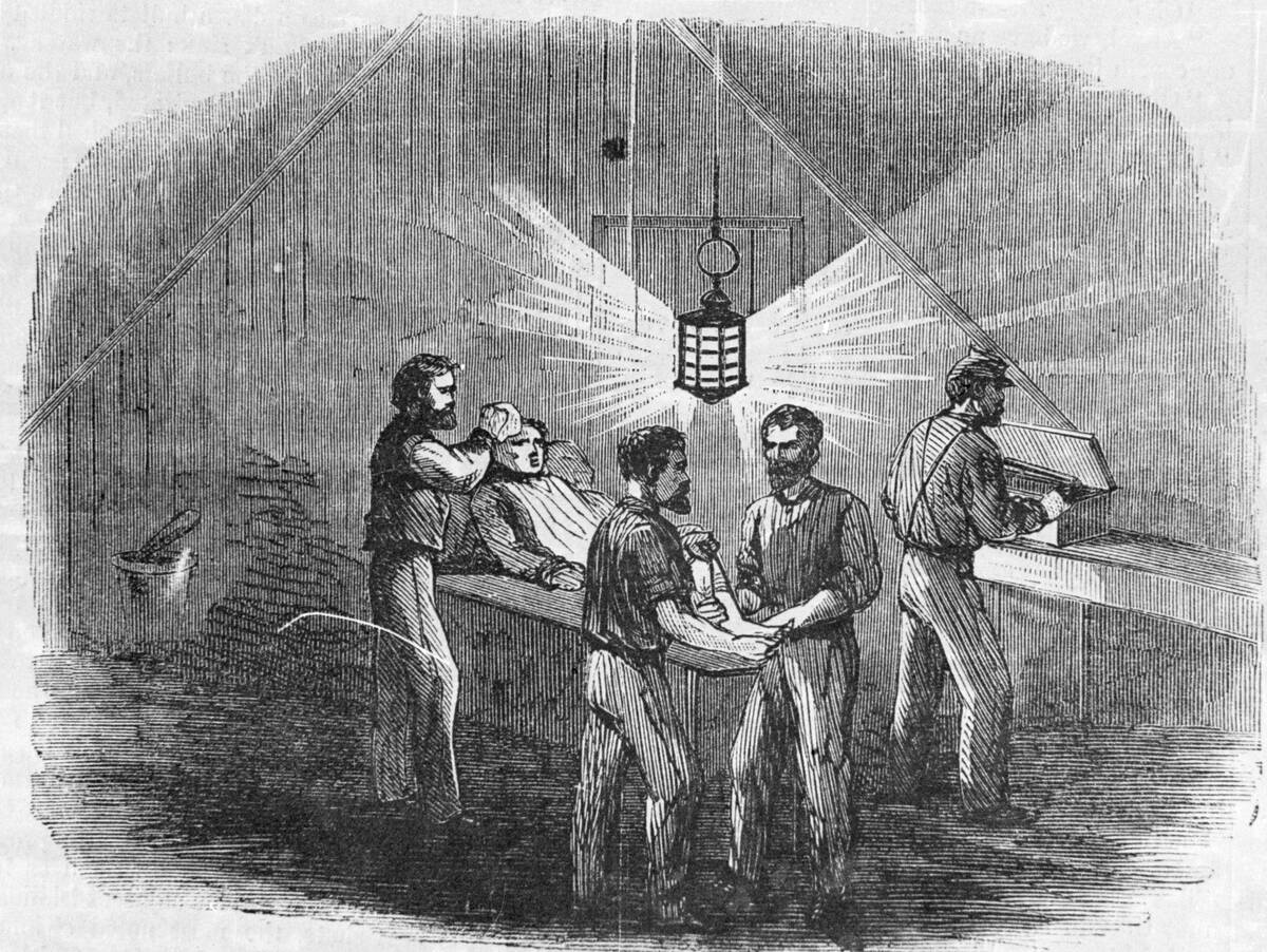 Civil War Hospital Operating Room