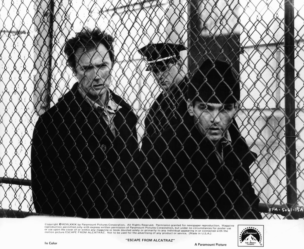 Clint Eastwood In 'Escape From Alcatraz'