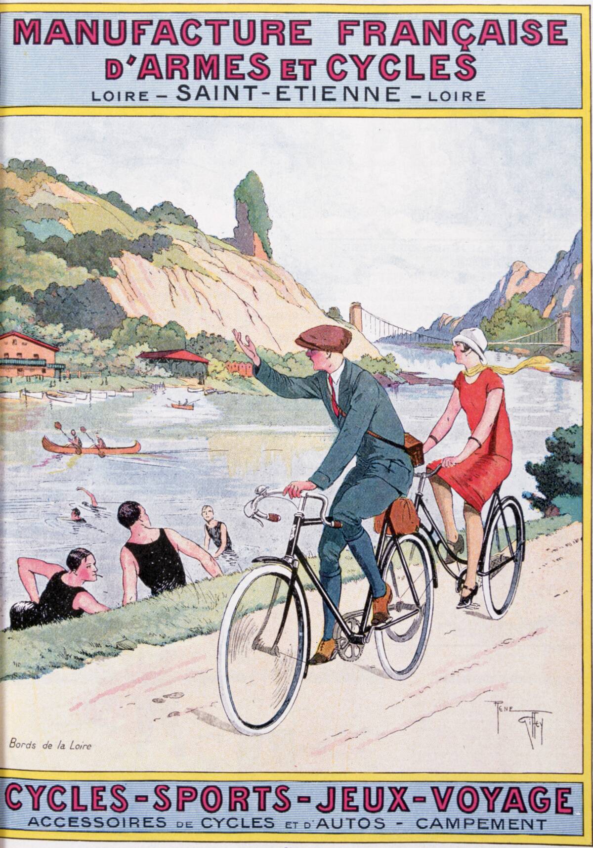 'Cycling, Sport, Fun, Travel', 20th century.