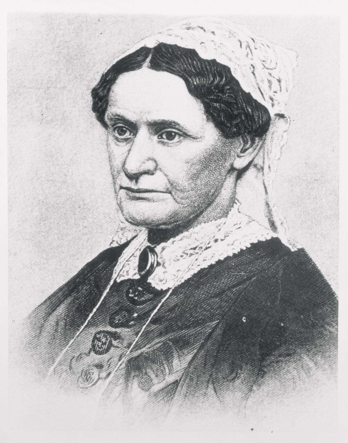 Drawing of Eliza McCarle Wife of President Andrew Johnson