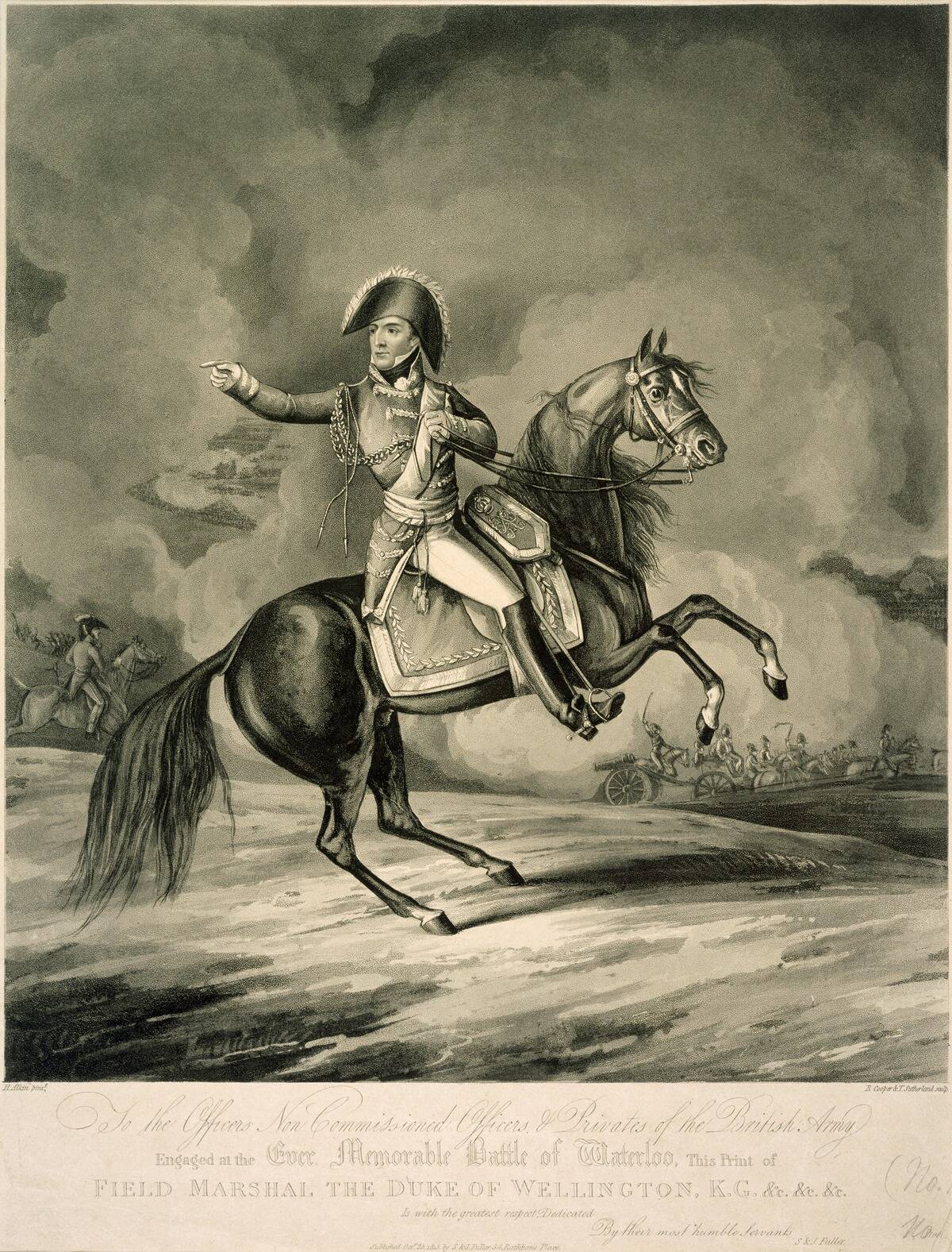 Duke Of Wellington At The Battle Of Waterloo