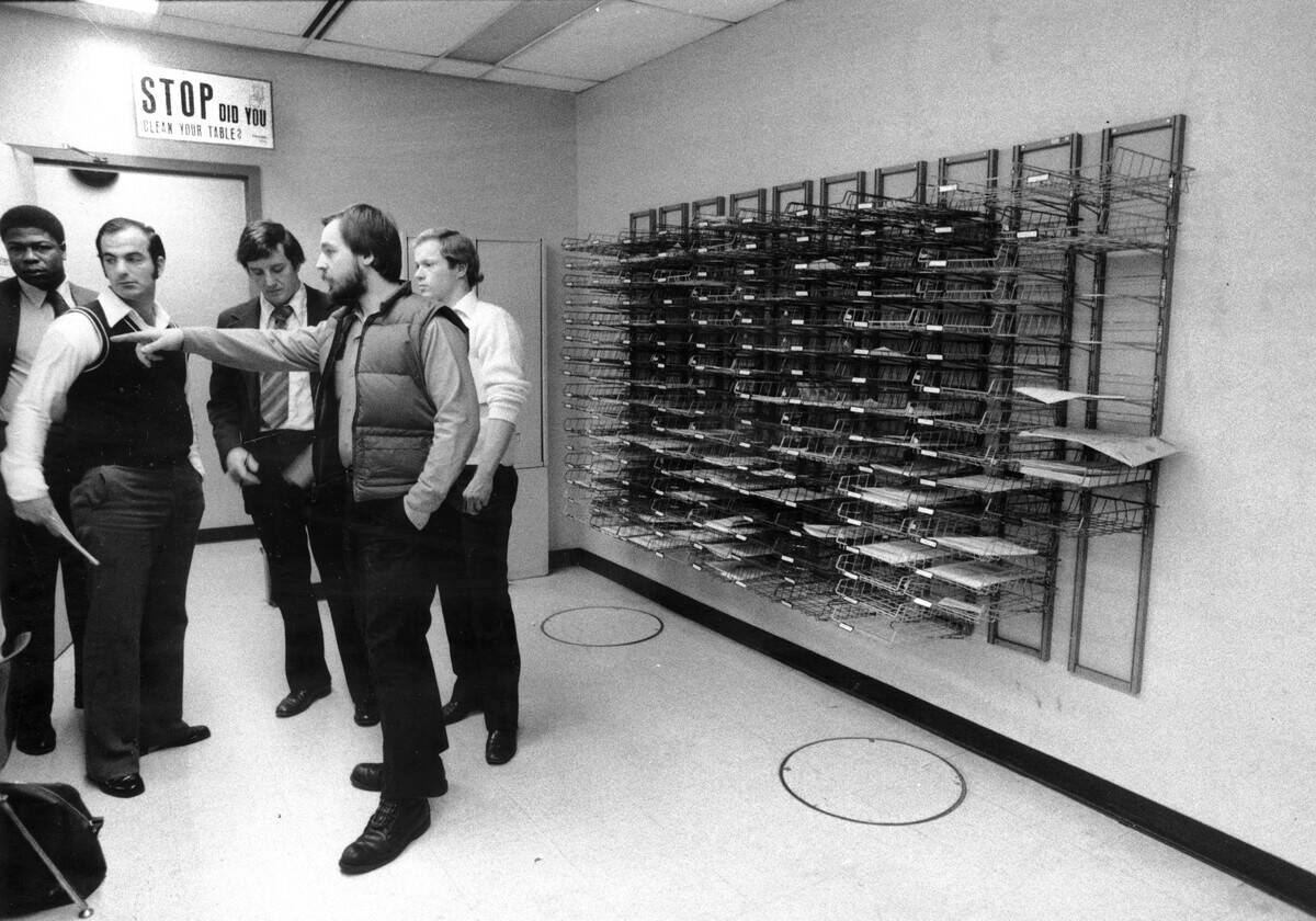 Employee shows FBI men where he and others were tied during