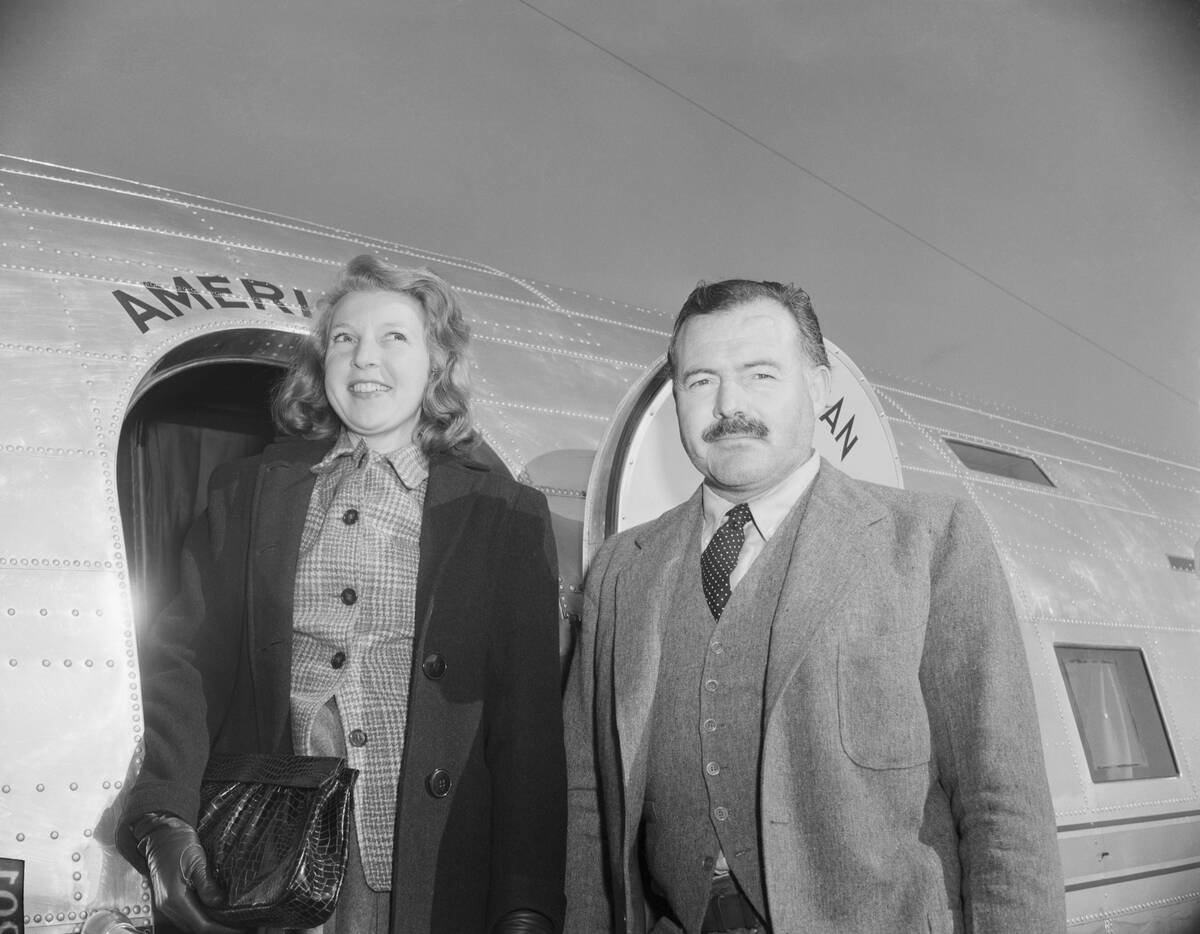 Ernest Hemingway With Martha Gellhorn