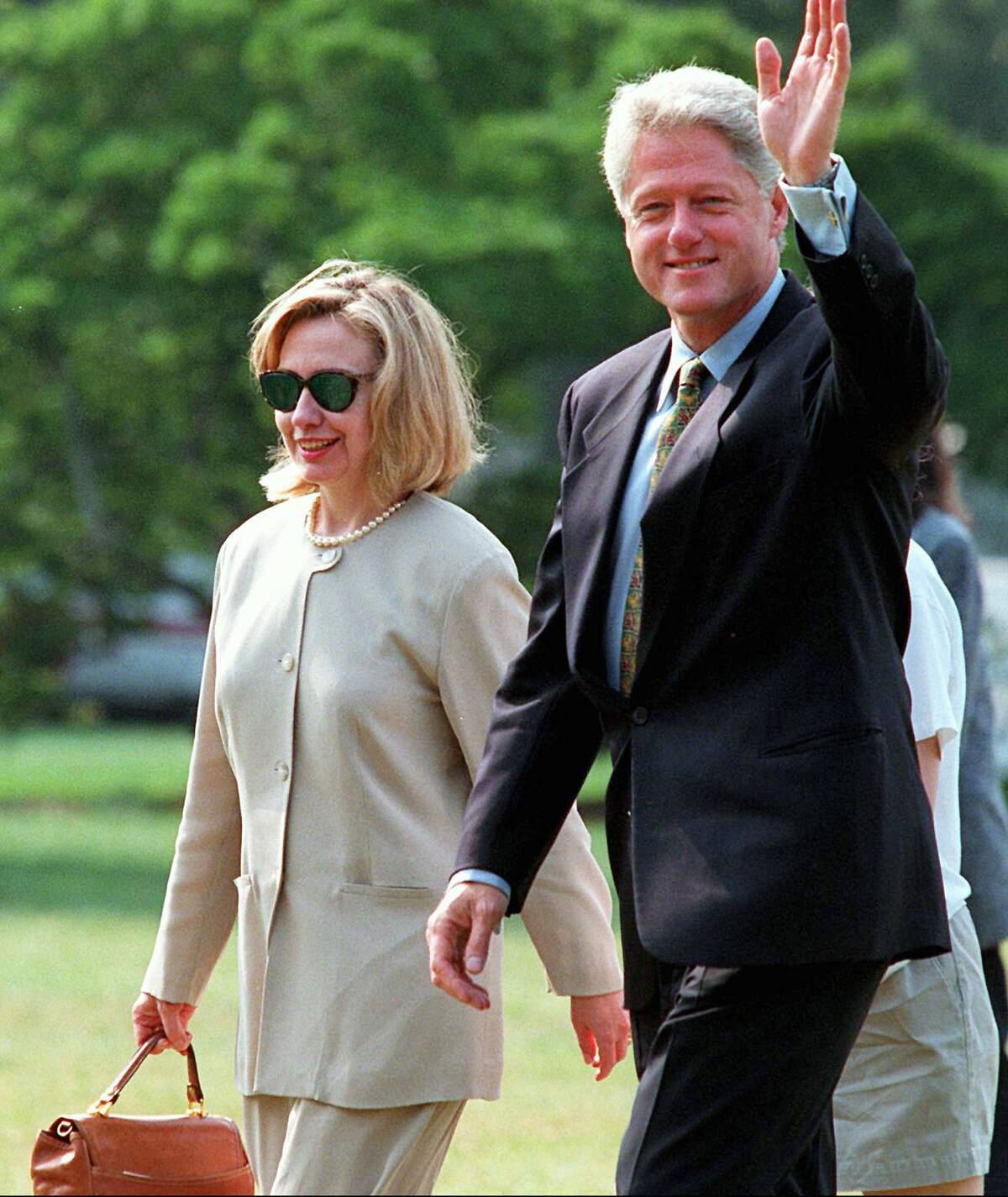 First Lady Hillary Rodham Clinton and President Bill Clinton