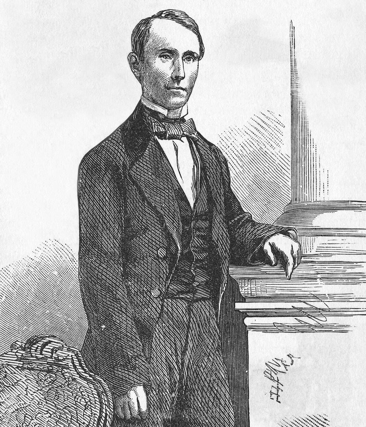 General William Walker Posed By Column