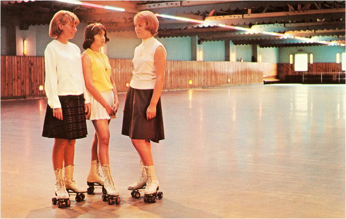 Girls at the Roller Rink