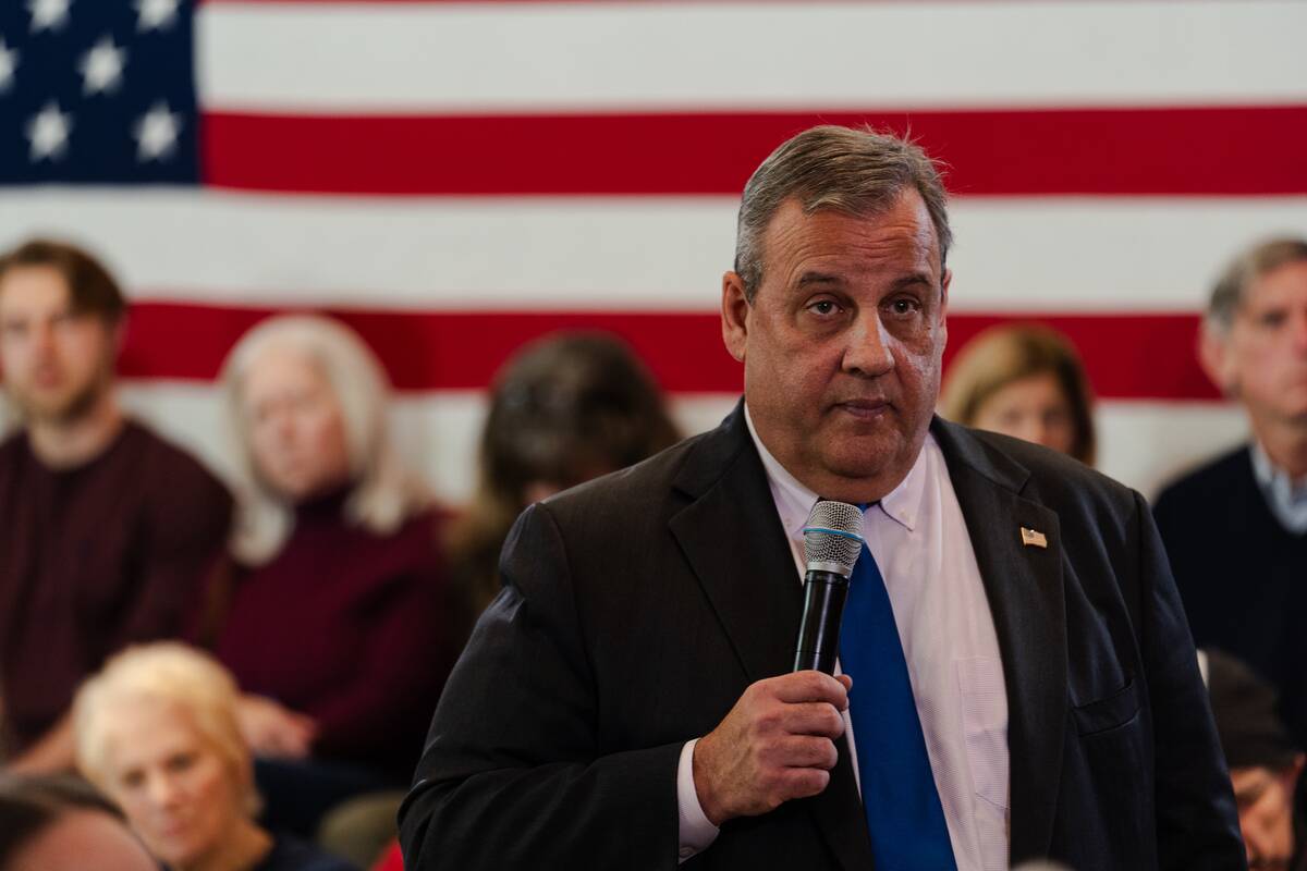 GOP Presidential Candidate Chris Christie Hosts Town Hall In Bedford, New Hampshire
