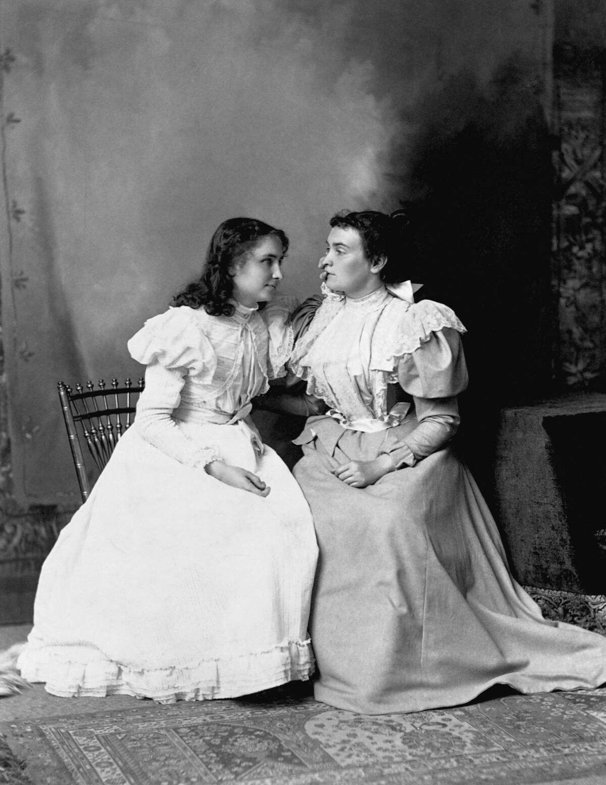 Helen Keller and Teacher