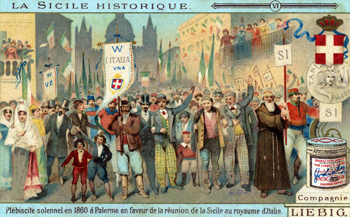 History of Sicily: Plebiscite for Unification with Italy