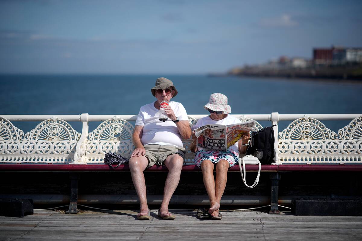 Holidaymakers Take To The Seaside As Heatwave Continues