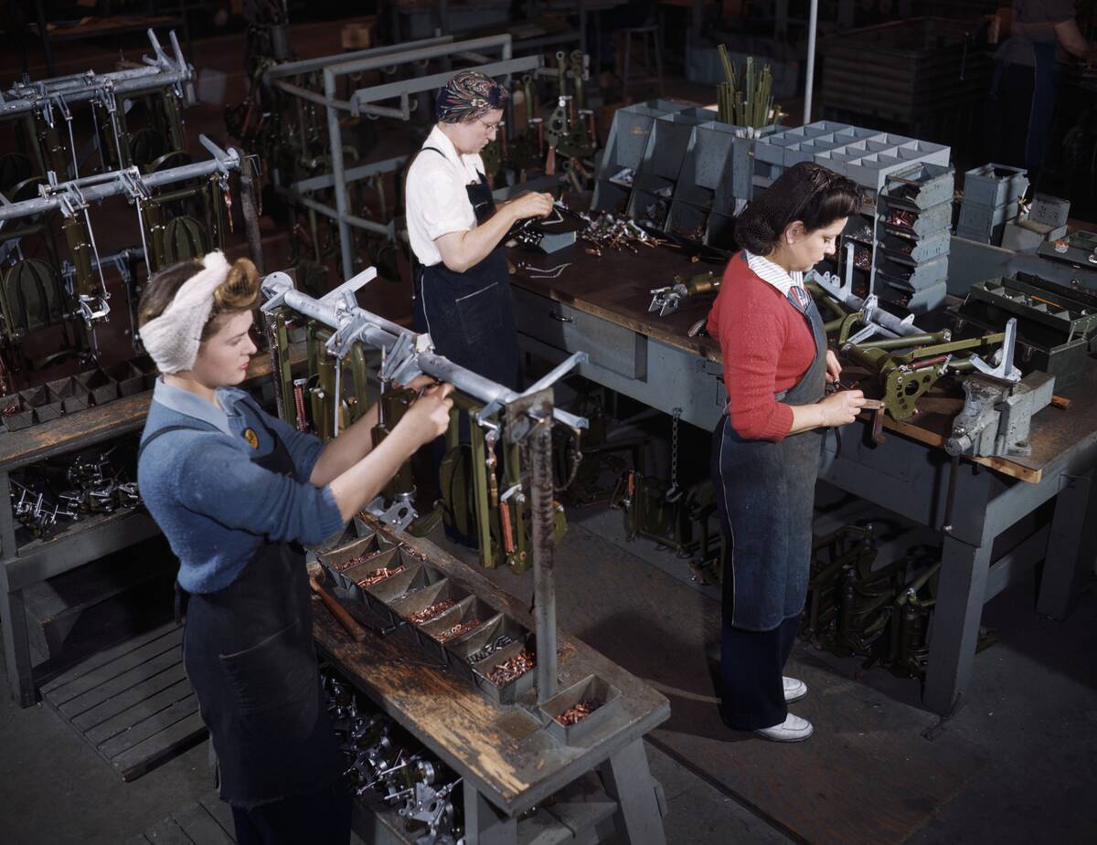 Home Front Women Workers/Assembly Line