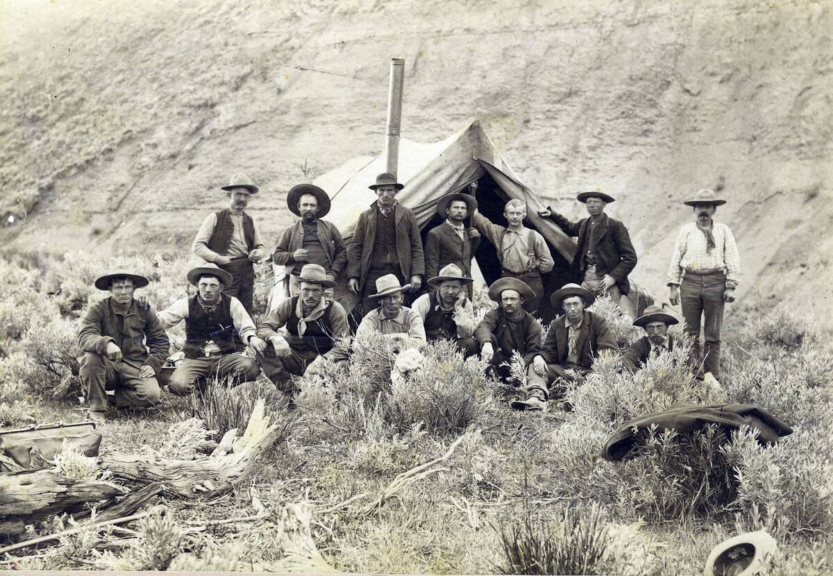 In Front Of The Cook's Tent