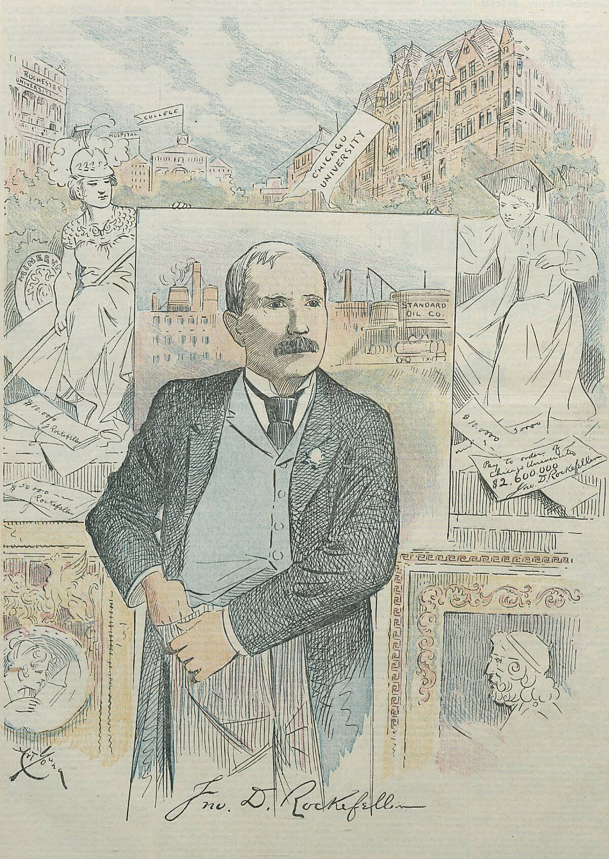 Inter-Ocean Illustrated Supplement - John D Rockefeller