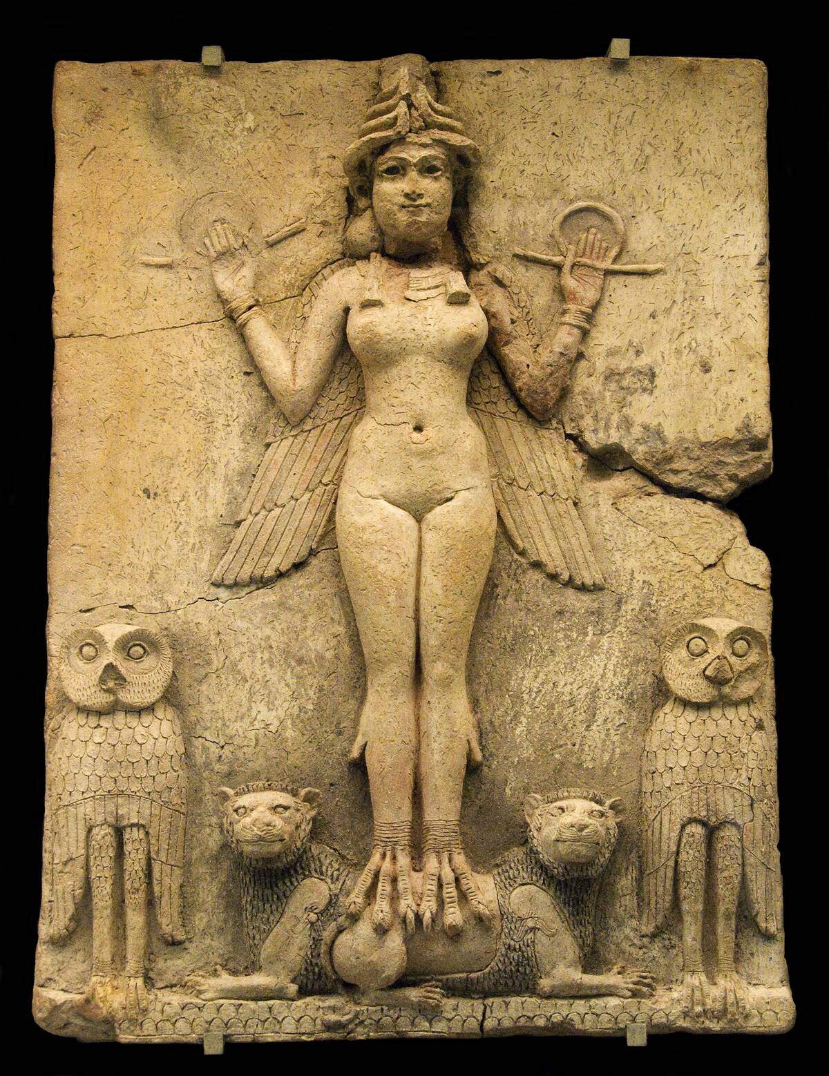 Ishtar, Queen of Night, 19th century BC. Artist: Assyrian Art