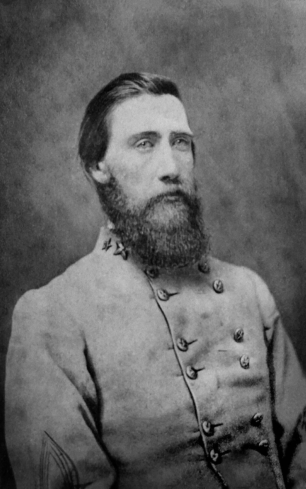 John Bell Hood, General, Confederate States Army, Half-Length Portrait, Civil War Photograph Collection, 1860's
