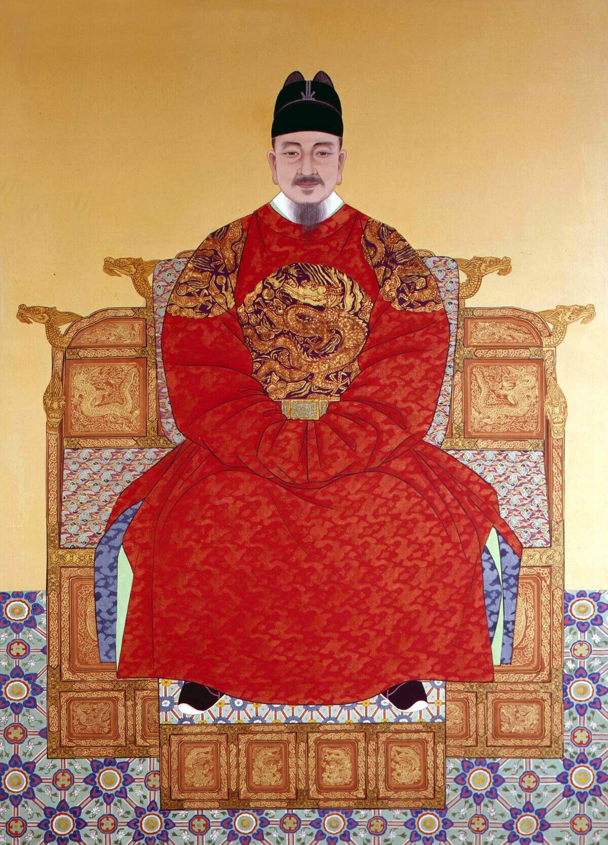 Korea: King Sejong of Joseon (May 15, 1397-April 8, 1450); r.1392Ð1398), r. 1418-1450, also known as 'Sejong the Great'.