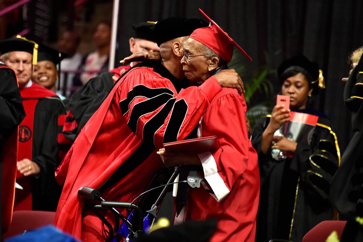 Kwanza Jones of the Kwanza Jones & Jose E. Feliciano SUPERCHARGED Initiative Gives 2019 Commencement Speech at Winston-Salem State University