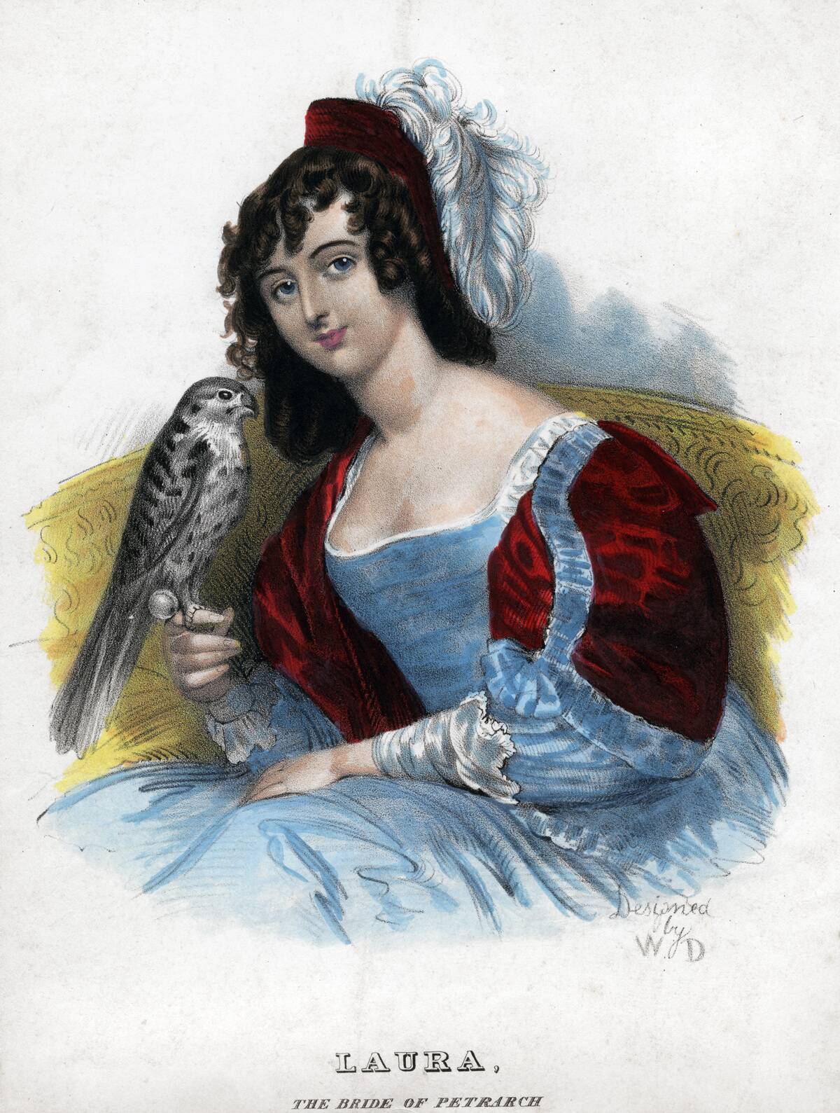 Laura, the bride of Petrarch, c1770-1840.