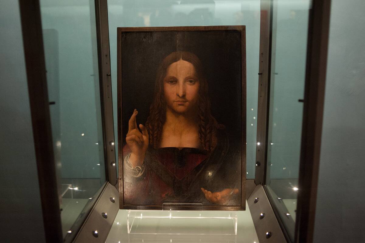 Leonardo Da Vinci 'Salvator Mundi' Exhibition In Naples
