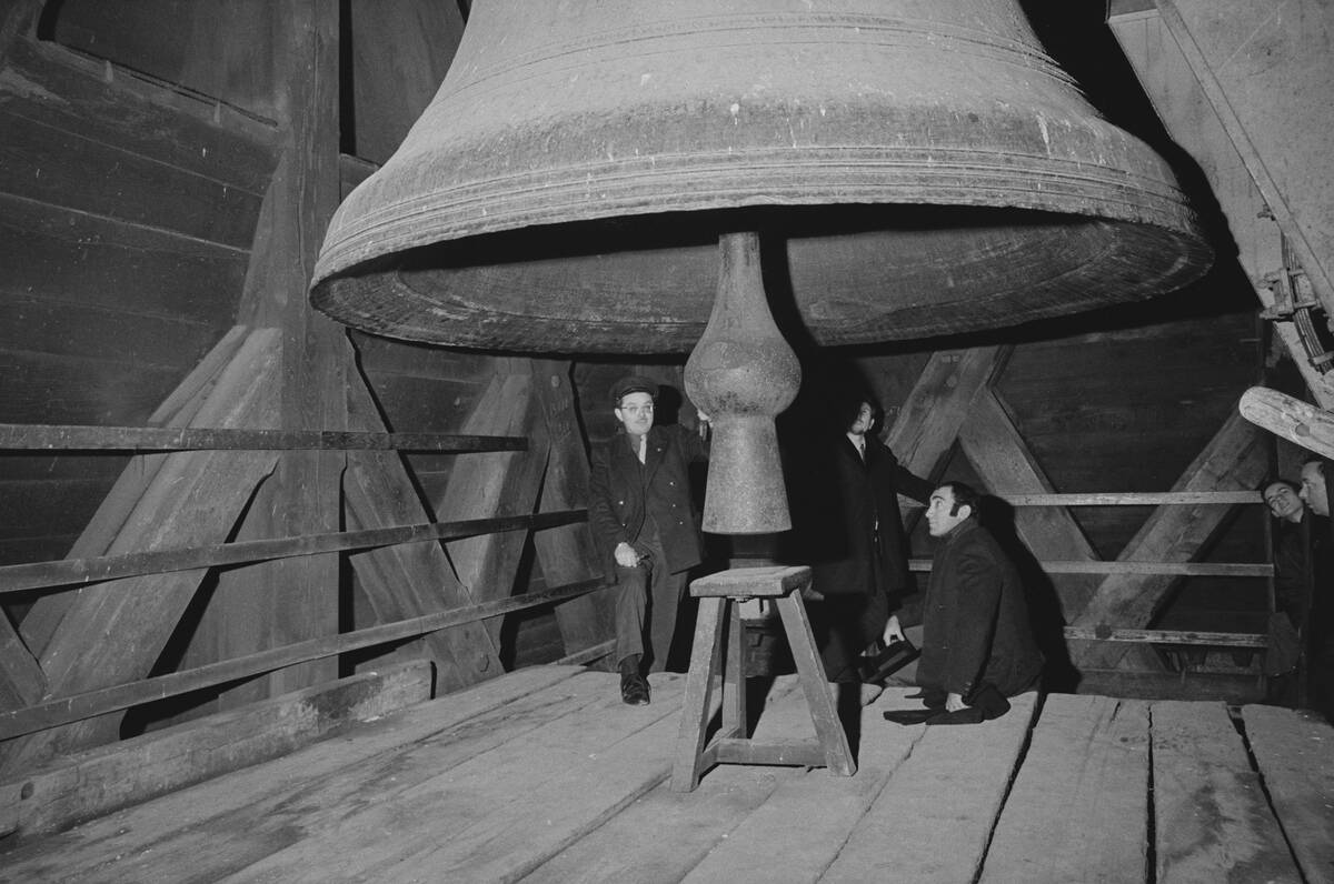 Lionel Bart In Notre Dame Bell Tower, 1966