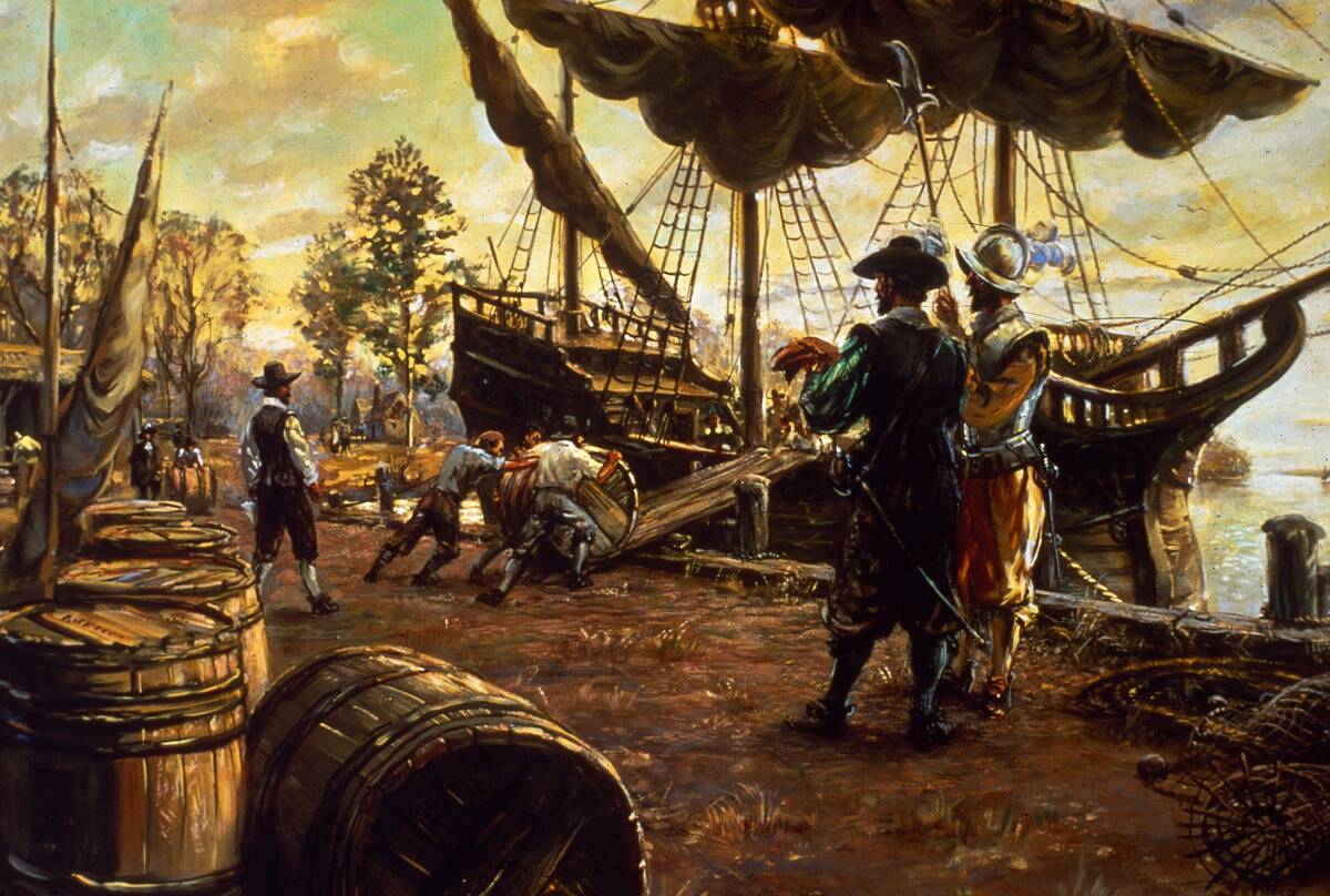 Loading A Tobacco Shipment