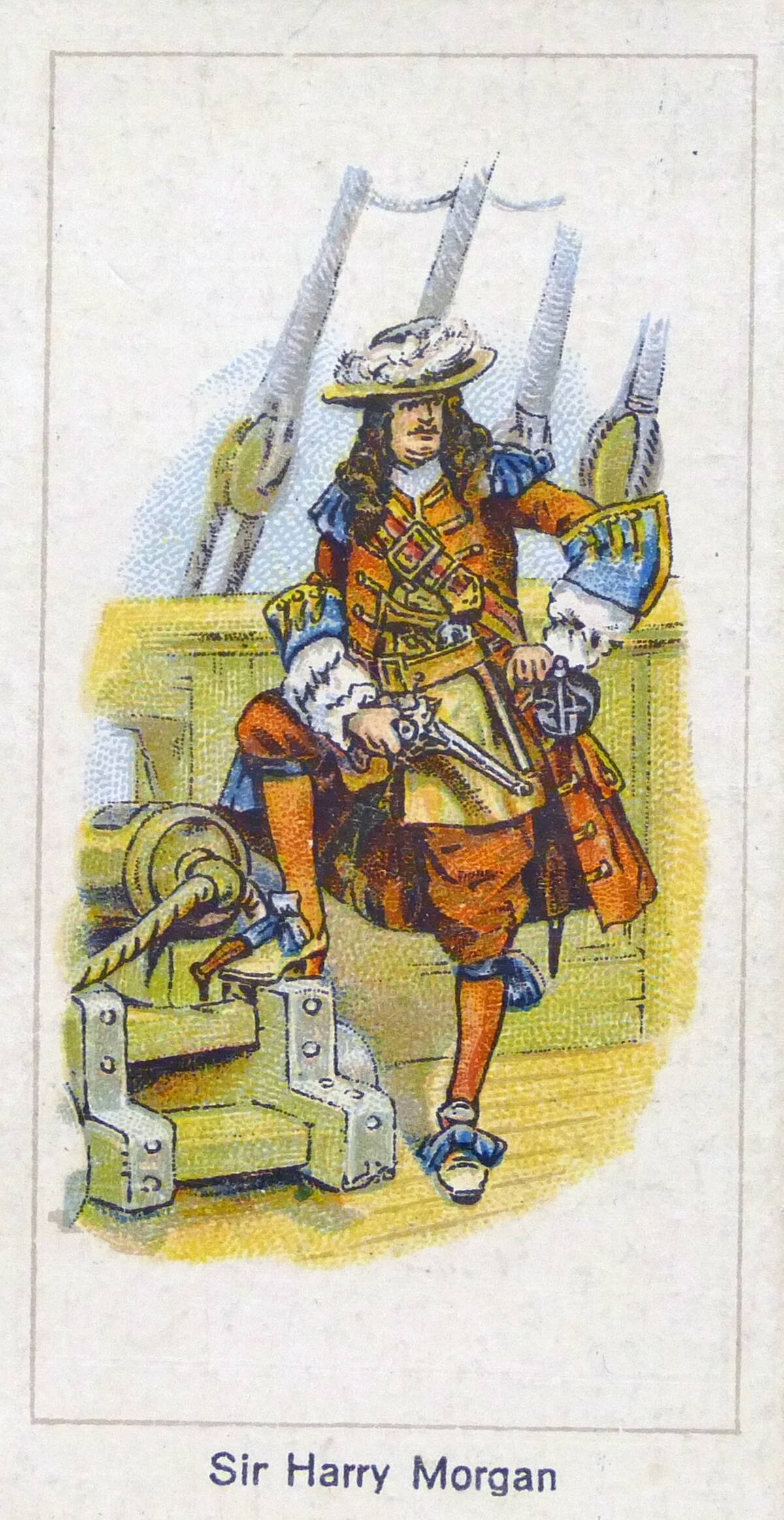 London Cigarette Card Company card 1924 depicting: Sir Henry Morgan ( c