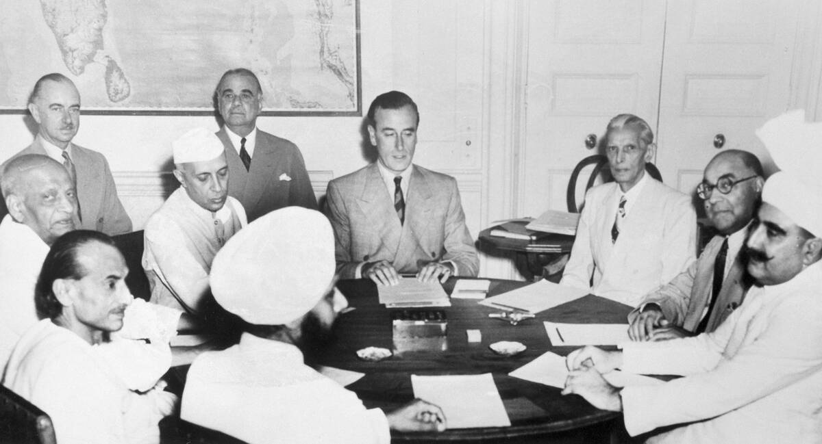 Lord Mountbatten Meets with Indian Parties