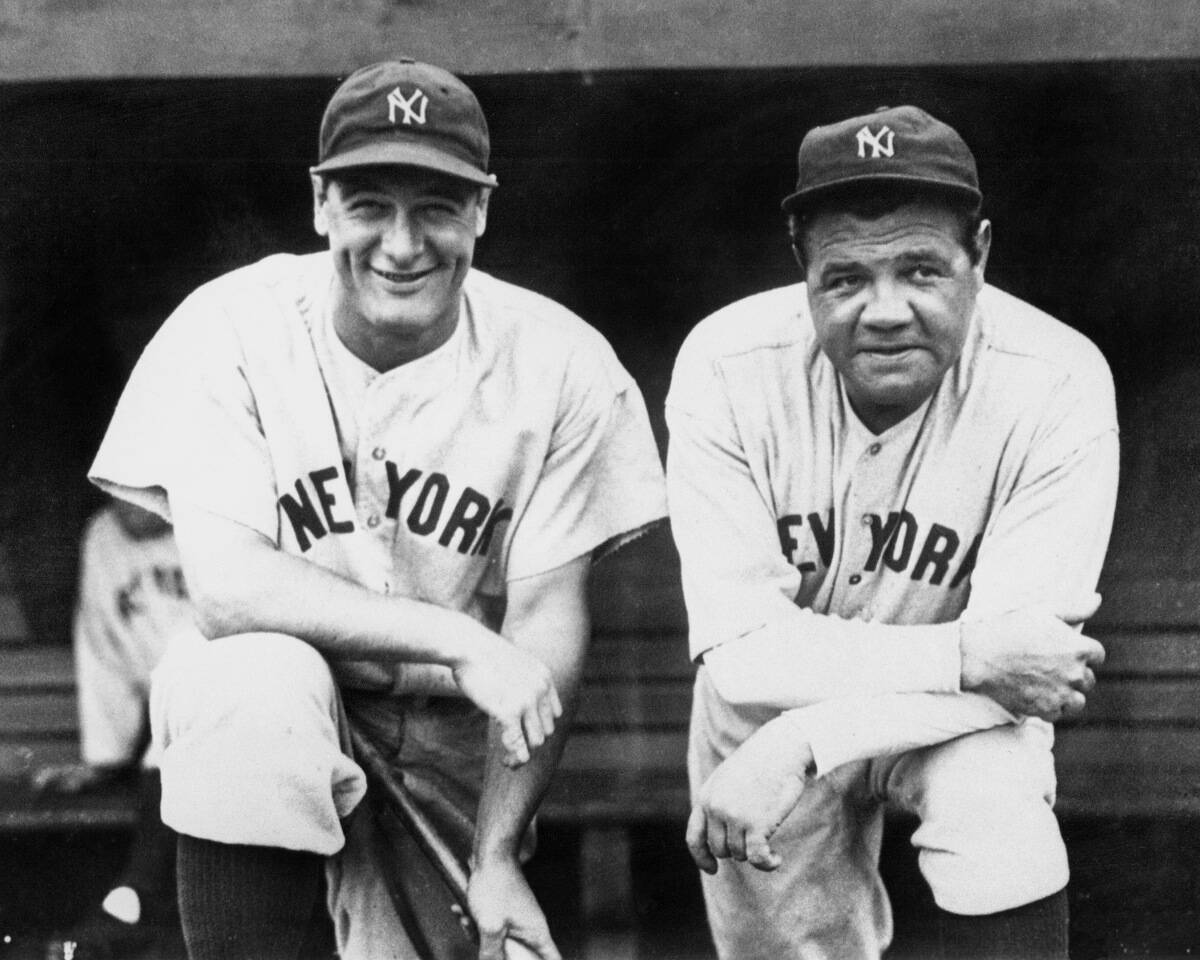 Lou Gehrig and Babe Ruth team up for final championship toge