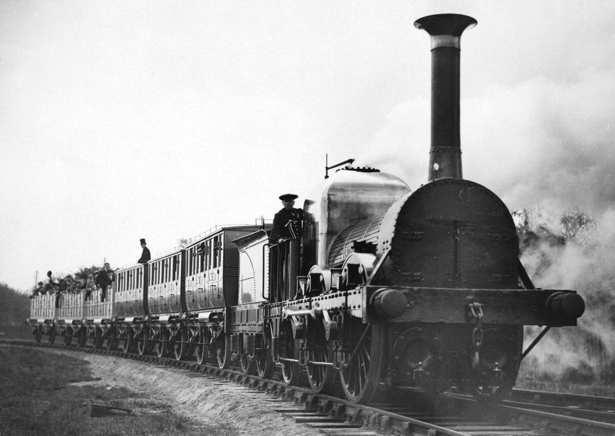 Manchester and Liverpool Steam Train