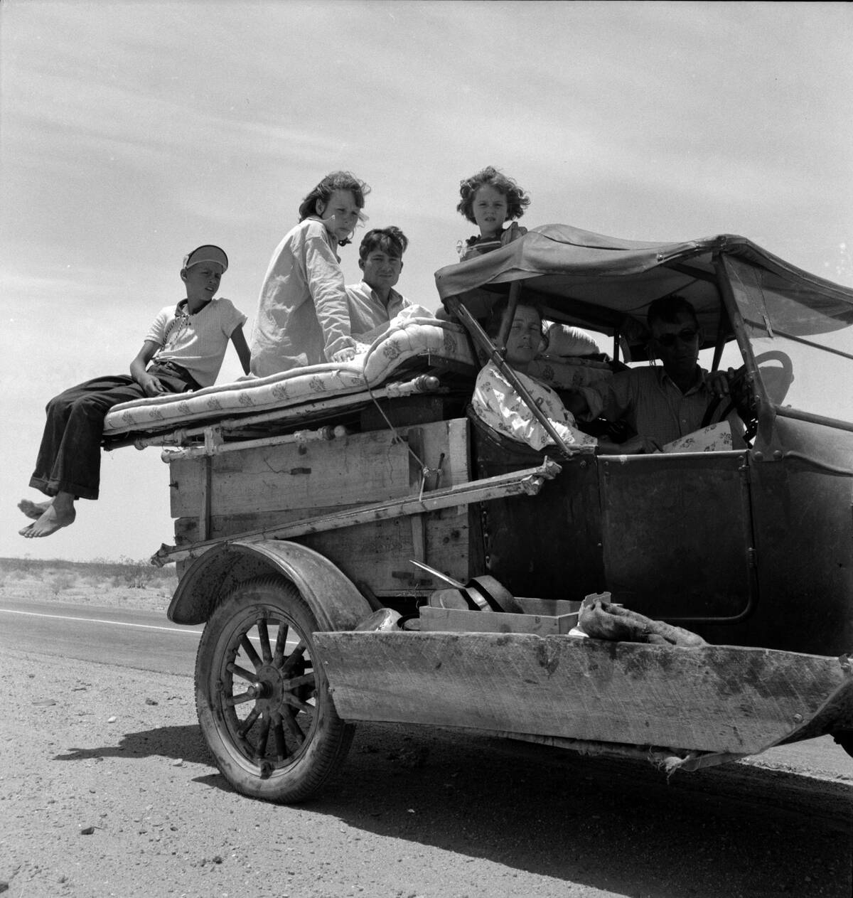 Migrant Family In Search Of Work
