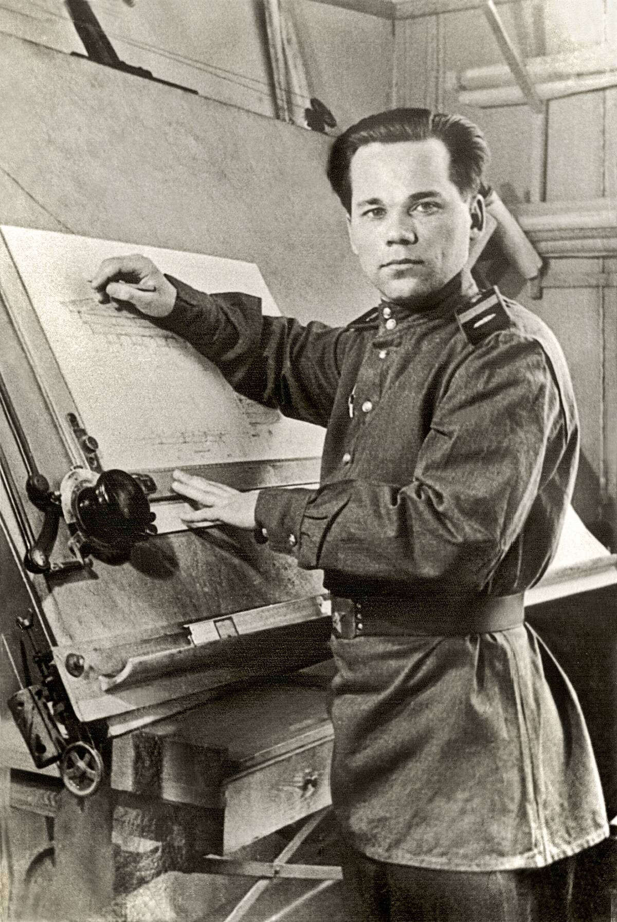 Mikhail Timofeyevich Kalashnikov. Artist: Anonymous