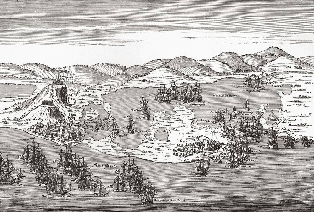 Naval Action At Cartagena De Indias