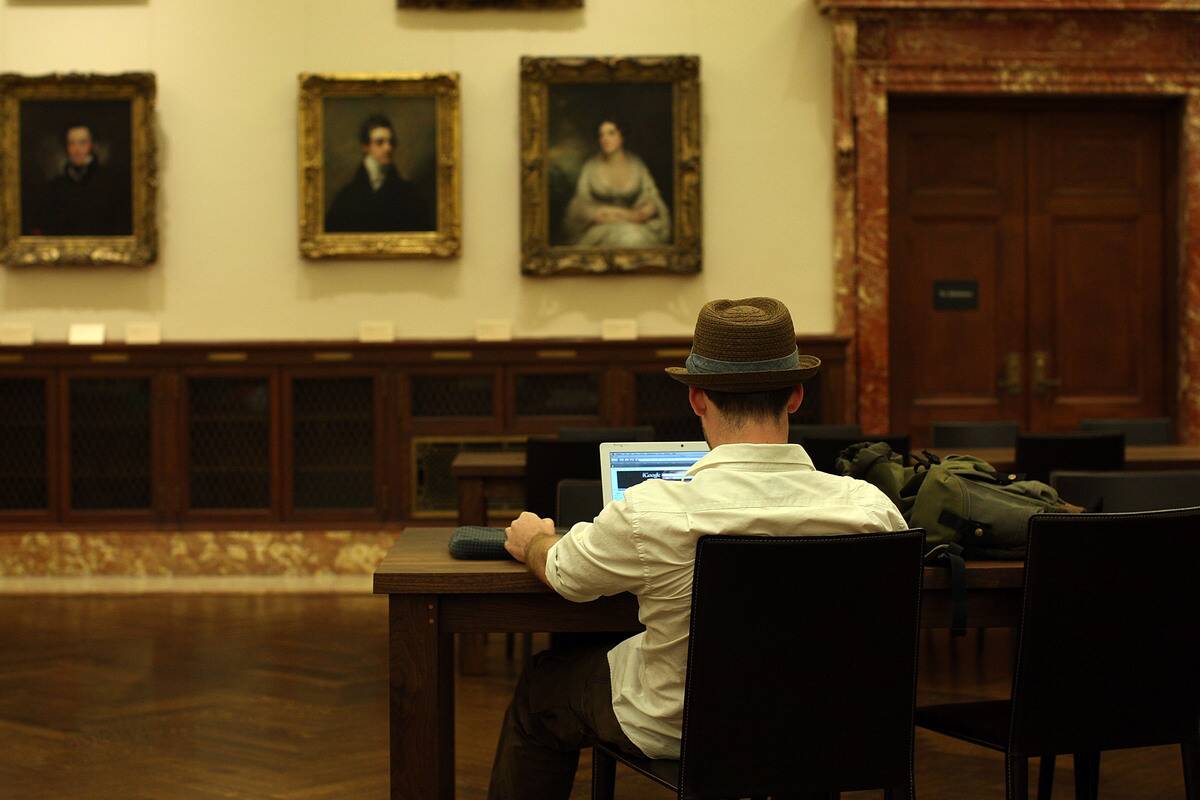 NY Public Library Opens The Grand Salomon Room As WiFi Reading Room