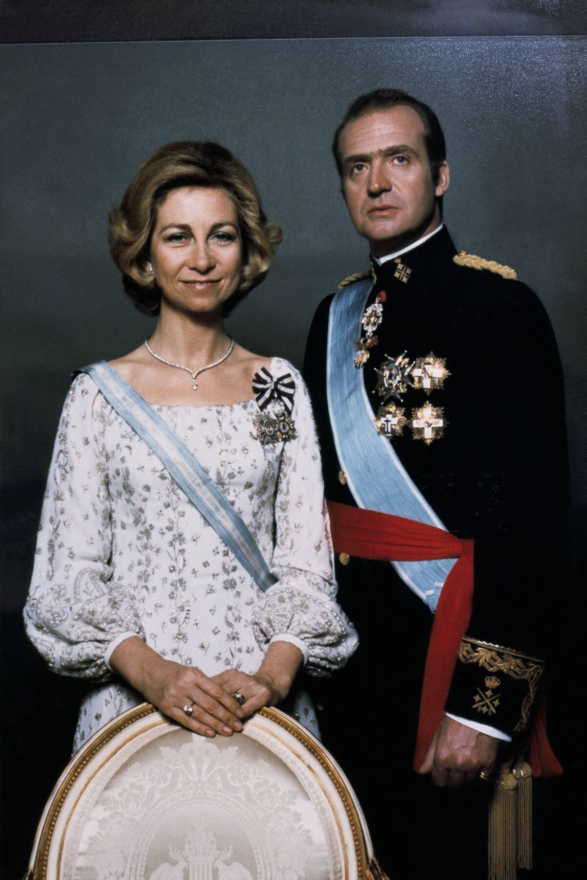 Official Portrait Of King Juan Carlos And Queen Sofia