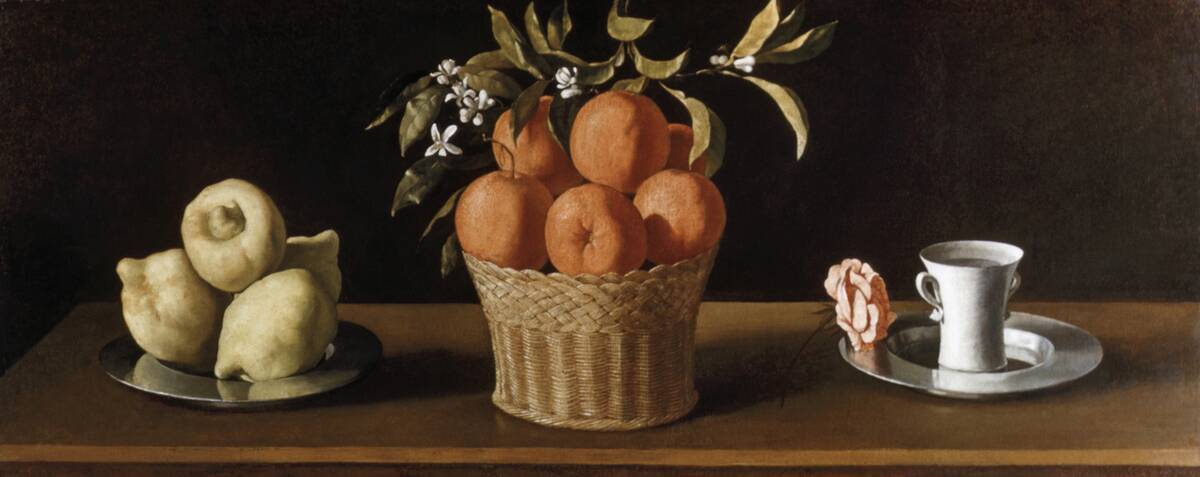 Orange Blossoms, Oranges, and Lemons by Francisco de Zurbaran