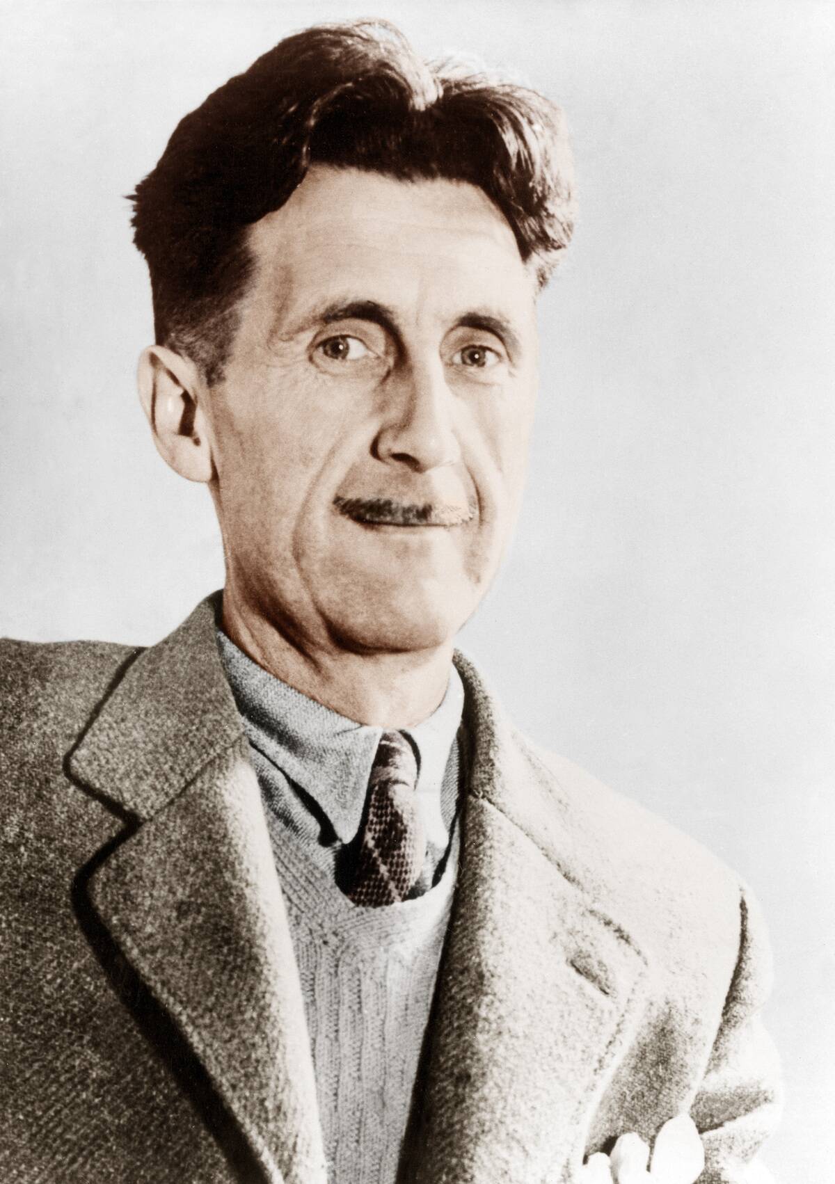 Orwell, George - *25.06.1903-21.01.1950+ Writer, Great Britain Portrait - ca. 1940 Digitally colorized. Original image no: 00027637