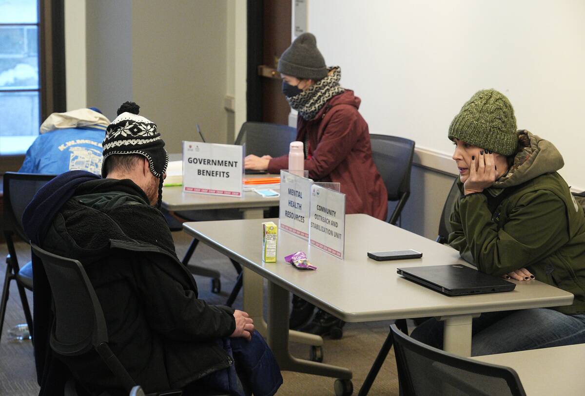 Outreach worker at St. Paul public library