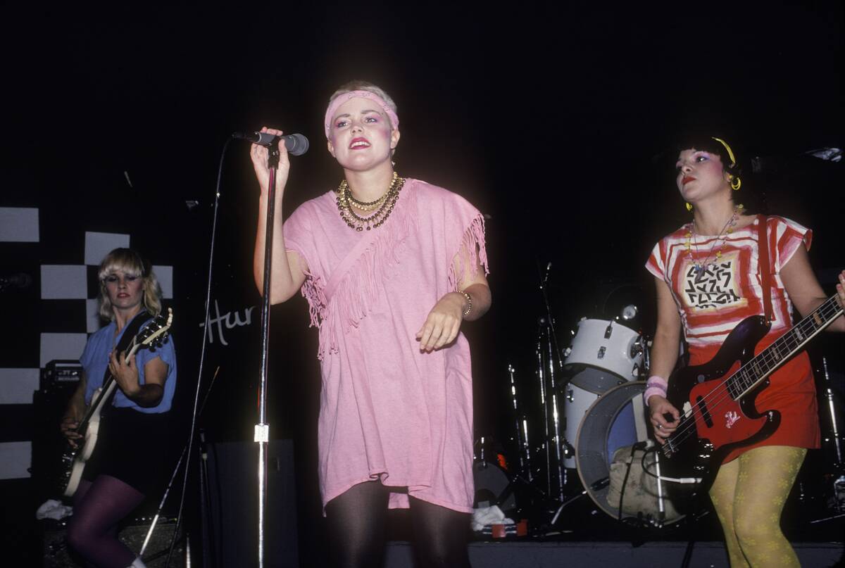 Photo of Belinda CARLISLE and GO-GOs and Charlotte CAFFEY and Kathy VALENTINE