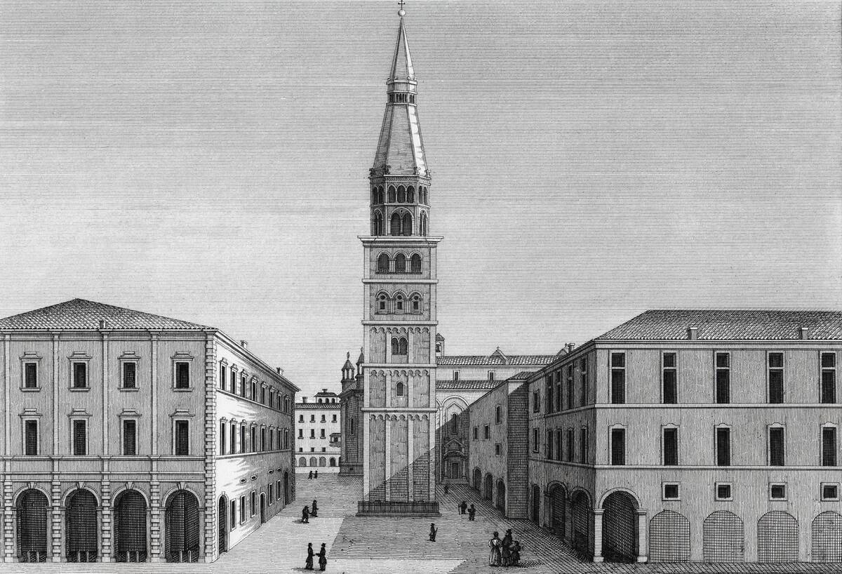 Piazza della Torre in Modena, Emilia-Romagna